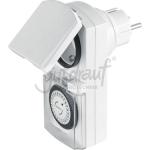Steckdosen- Zeitschaltuhren-Adapter 	230 V AC, 50 Hz, 16 A weiß 