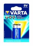 Varta High Energy Alkaline Batterie 4922 / Blister  9,0 V	 580 mAh 