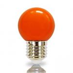 LED Tropfen E27, 2W Orange 