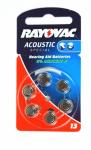 Rayovac Hörgeräte-Batterie 13AC 