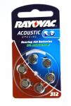 Rayovac Hörgeräte-Batterie 312AC 