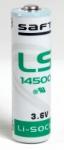 Saft Lithium Rundzelle LS 14500   	3,6 V  2,6 Ah 