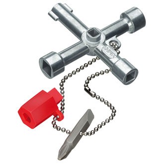 Wera Knipex Schaltschrankschlüssel, 76x76 mm für alle gängigen Absperrsysteme 
