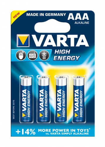 Varta High Energy Alkaline Batterie 4903 / Blister  1,5 V	 1240 mAh 