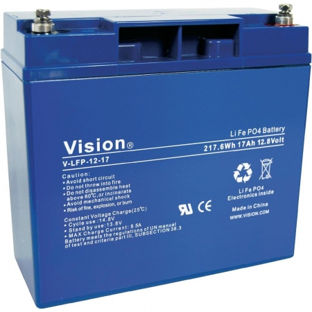 Vision LiFePo4 LI-ION/Polymer Batterie LFP1217 